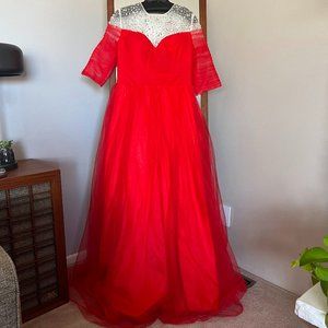 Red Bridess Dress